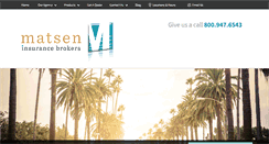 Desktop Screenshot of matseninsurance.com
